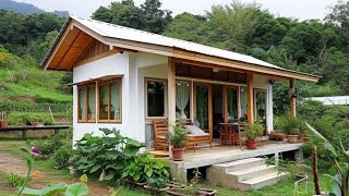 Inspirasi Desain Rumah Mungin Pedesaan Asri Dan Cantik | Rustic Vintage House