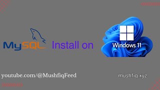 Install MySQL on Windows 11 and Connect with JetBrains PyCharm