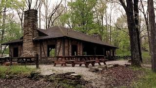 Upper Shelter House in the Brown County State Park  5-9-21