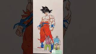 Stickman To Goku Giantman #sticman #stickman #goku #dragonball #shorts #shortsfeed #anime #art