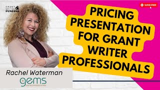 GEMS Pricing Survey Reveal: Pricing Struggles for Grant Writer Professionals