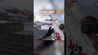 200 Meter Snipe in Warzone Mobile 🎯 #shorts #warzonemobile