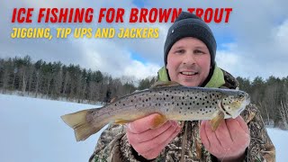 Icefishing Michigan Trout