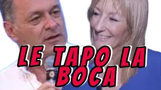 Cosse le tapo la boca a Delgado