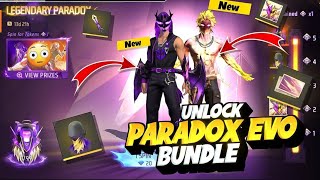 NEW EVO BUNDLE TOKEN TOWER EVENT l LEGENDARY PARADOX UNLOCK | FREE FIRE NEW EVENT l FF NEW EVENT