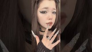 нюдик под ногти на работу #drain #makeuptutorial #y2k #makeup #goth #grwm #fashion #makeupartist