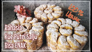 Kue Putri Salju Premium KEJU dan MENTE / spesial rasa keju dan mentenya