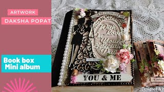 Book box mini album with Prima papers.