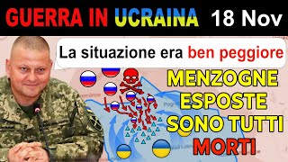 18 Nov: Falsi Rapporti e Assalti Falliti, CENTINAIA DI RUSSI INTRAPPOLATI E UCCISI