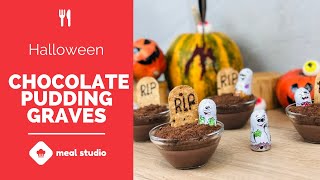 Halloween Chocolate Pudding Graves Recipe | Meal Studio