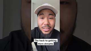 The hack to getting more streams #rap #hiphop #music #streams