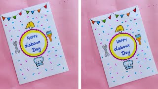 Labour day card/labour day greeting card/how to make labour day card/easy labour day card/ card