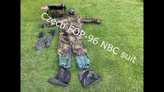 Czech FOP-96 NBC suit in M95-camo