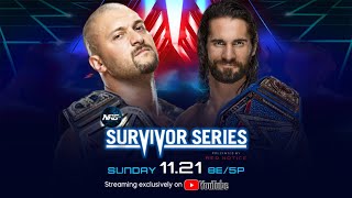 NRG wrestling survivor series match card