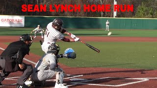 SEAN LYNCH SAINT THOMAS AQUINAS COLLEGE BASEBALL 2 RUN HOME RUN VS BENTLEY UNIVERSITY