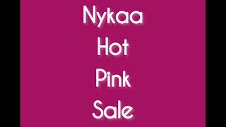 Nykaa’s hot pink sale makeup recommendations ! #nykaahotpinksale #nykaaoffers #nykaasale