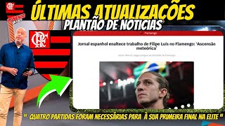 JORNAL “MARCA” RASGOU ELOGIOS AO TREINADOR DO FLAMENGO FELIPE LUIZ