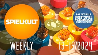 Weekly 13-15/2024 // Brettspiel-Reviews, Spieletreff, Vorschau