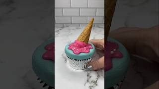 Melting 🫠 ice creams #cupcake #cakeart #cakedecorating #baking #shortsfeed #cutefood #cakedbyrach