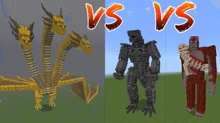 Ghidorah Vs Mecha Godzilla Vs Scar King