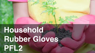 Household Rubber Gloves PFL2 Pink Multipurpose Gloves (Made in Malaysia, OEM service available)