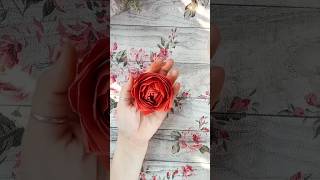 How To Make Paper Rose ||  DIY Rose Flower At Home || #rose #red #viral #connectionofart #song