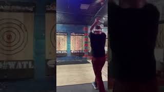 Axe throwing in New Orleans!!