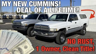 1 OWNER Clean Cummins! My New 1999 Dodge Ram 2500 Cummins 5-Speed Manual 4x4!