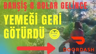 AMERİKADA GÖRÜLMEMİŞ OLAY! (Paket Servisi Doordash'te Yok Böyle Sürücü)