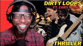 DIRTY LOOPS & CORY WONG - THRILLER | FUNK-INFUSED MICHAEL JACKSON COVER l REACTION