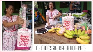 My Mama’s 72nd Birthday Party Surprise in the Philippines | Birthday Cake Money Surprise |