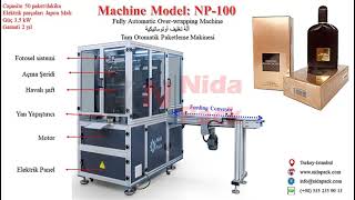 NP-100 Fully Automatic Perfume Overwrapping Machine - Parfüm kutu Ambalaj Makinesi /آلة تغليف العطور