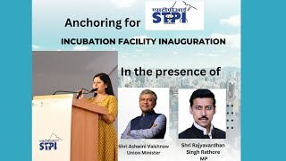 Anchoring for  STPI ft. Hon'ble Central Minister and India's Olympic Medalist | Swati Sharma Singh