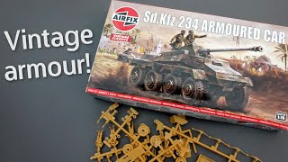 What's the Airfix Sd.Kfz.234 Armoured Car Like? Plastic Model Kit Unboxing Review