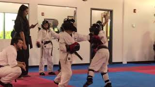 Aaron Black belt test 10 min sparring