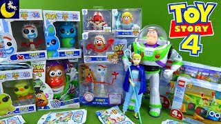 Sneak Peek at Growing Little Ones HUGE Toy Story 4 Toys Minis Lego Set Forky Woody Bo Peep Funko Pop