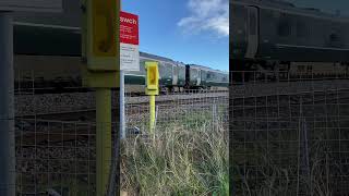 GWR Class 800311 Passes Drope Road Crossing #transport #uk #wales #railway #train #class800 #travel