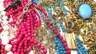 THREDUP DIY JEWELRY Rescue Box Unboxing for Resale on Poshmark PART 1 - CHARMING CHARLIE  GALORE!