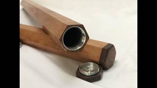 falling wood pipe