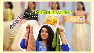 😱 Ready to Wear Pattupawada from Meesho ✨ | PurPle KohL Megha