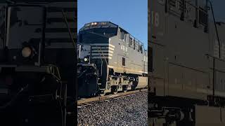 Ns 3985 ex Cefx leaser trains on 153 in Austell, Ga