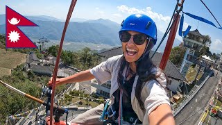 Exploring POKHARA! Sky Cycling in Nepal🇳🇵