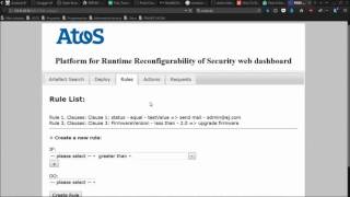 RERUM integration of PRRS for security updates