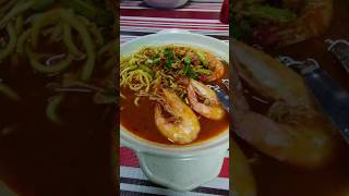 Mi udang restoran terapung titi merdeka kepala batas #seafood #food #shortsvideo #travel #shorts