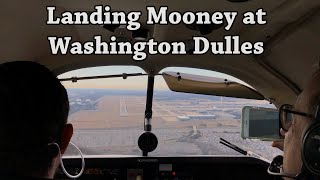 Landing at Washington Dulles in Mooney M20J