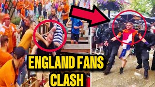 Dutch hooligans injure five England fans 'after trying to steal St George's flag' in attacks