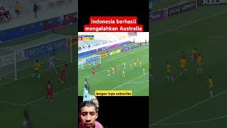 Indonesia berhasil mengalahkan Australia 1-0