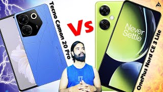 Tecno Camon Pro 5G vs OnePlus Nord CE 3 Lite 5G | Full Phone Comparison || SKTek