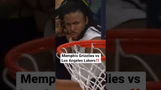 Memphis Grizzlies vs Los Angeles Lakers‼️#nbaplayoffs