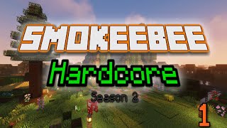 HARDCORE MINECRAFT EPISODE 1 | SmokeeBee VOD